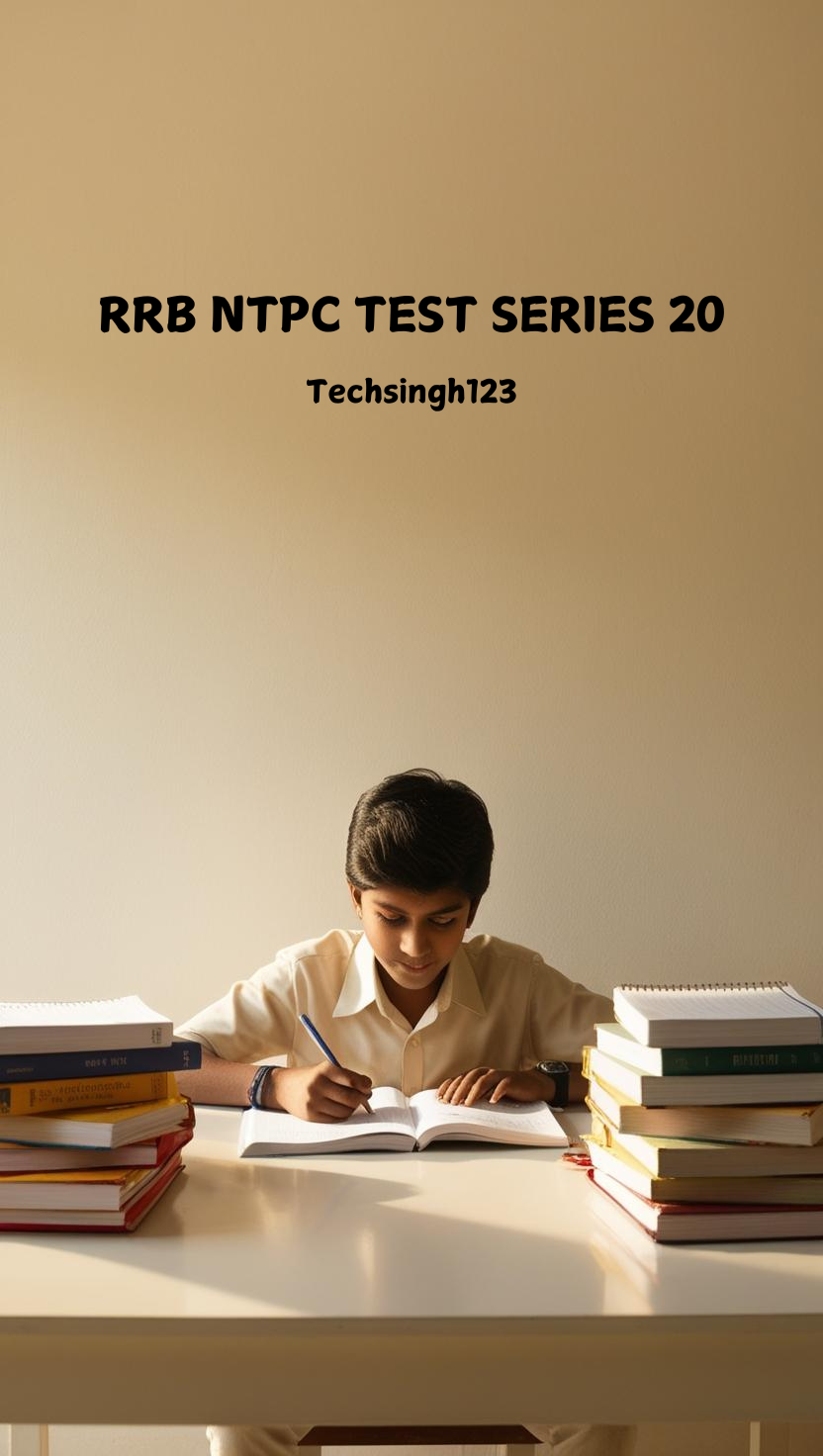 RRB NTPC TEST SERIES 20